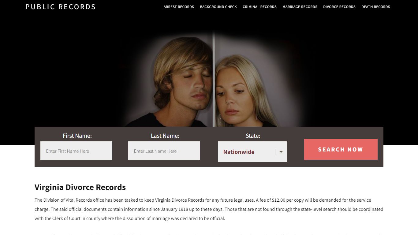 Virginia Divorce Records | Enter Name and Search. 14Days Free